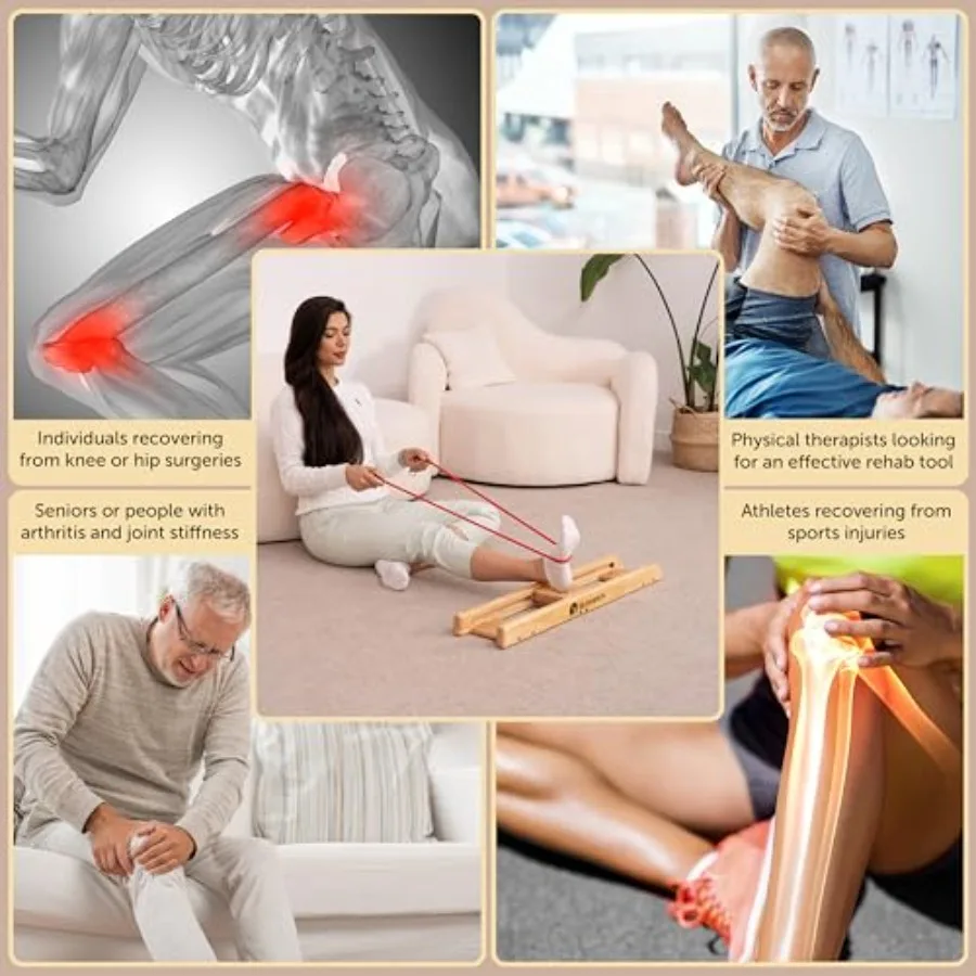 لوحة منزلقة لساعد على إعادة تأهيل السكتة الدماغية لإصابة ما بعد الجراحة من خشب البلوط خفيف الوزن #3