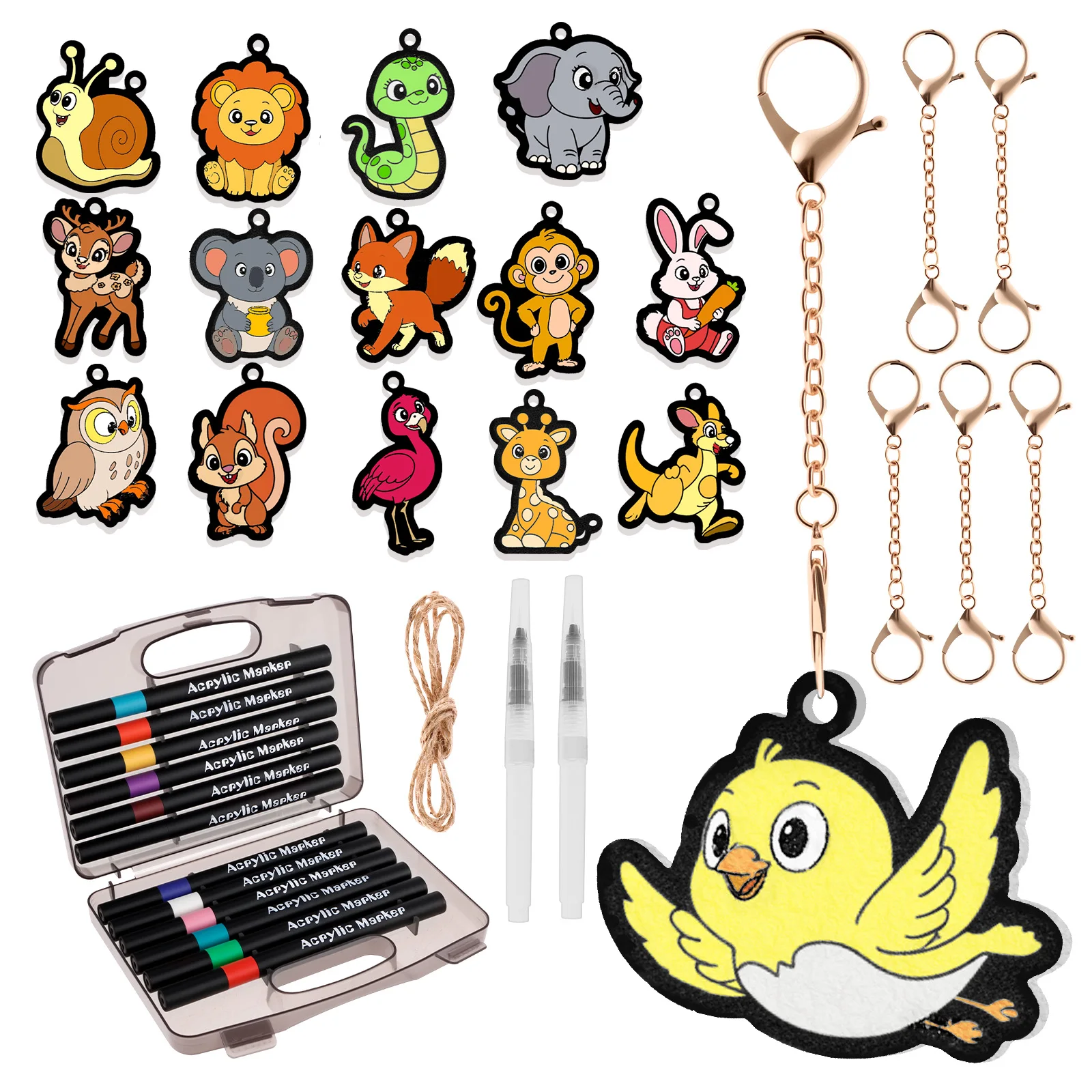 

Набор для творчества для детей: 3D-текстурная живопись с эффектом объема, активируемая водой, с 12 маркерами для рисования и рукоделия