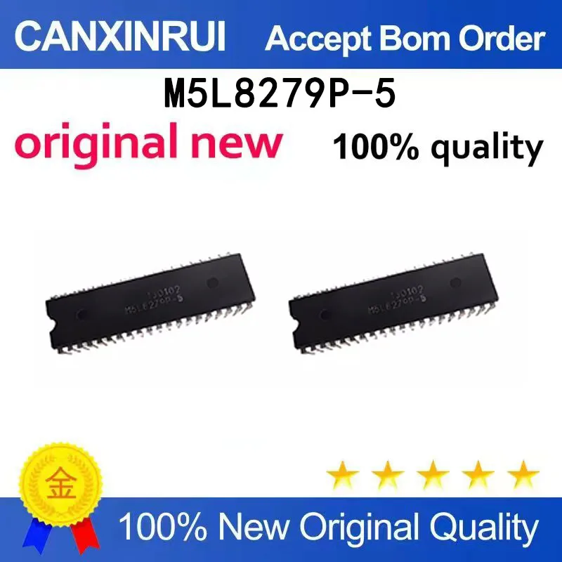 (5-100 pieces)Brand new M5L8279P5 M5L8279P DIP40 integrated circuit chip IC in stock