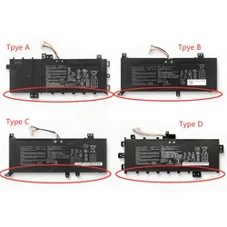 Genuine Battery For ASUS C21N1818 B21N1818 B21N1818-1 B21N1818-2 B21N1818-3 15 X512FA X509FB A509FA A409FL F509FJ X509UA