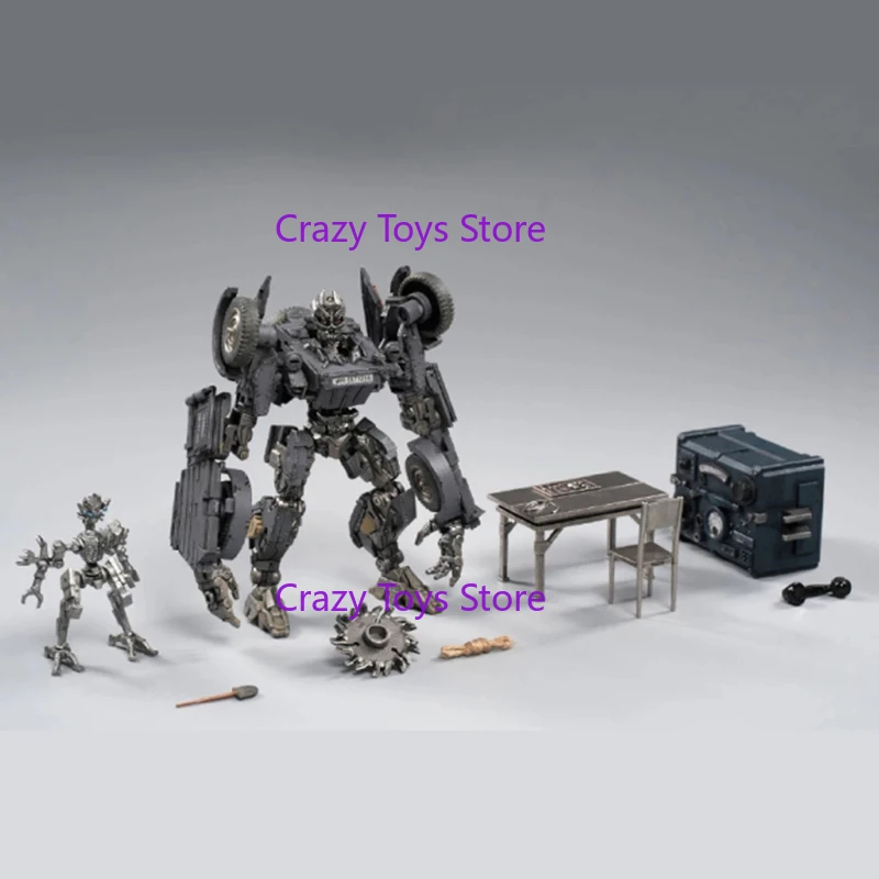 متوفر في المخزون لعبة التحول TW-FS04 TWFS04 YAlert Barricade Frenzy الحرب العالمية الثانية سلسلة روبوت عمل الشكل جمع هدية #3