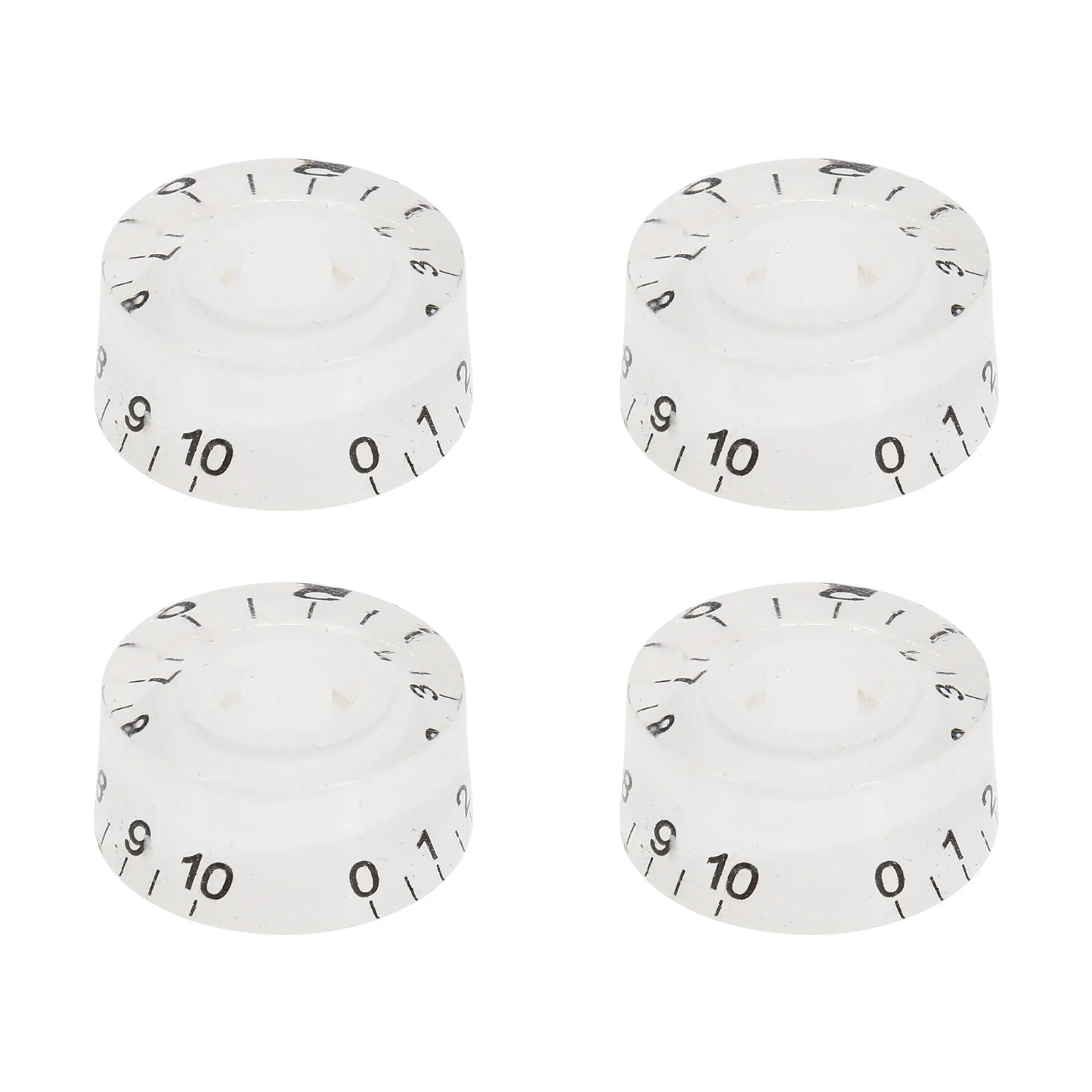 

4 Pcs Electric Guitar Accessories Bass Potentiometer Control Volume Knob and Tone Knobs