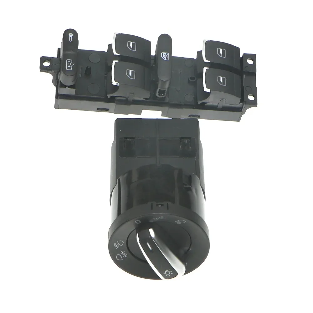 

2Pcs OEM Chrome Car Headlamp Switch + Window Master Button 3BD 959 857 For VW Bora Golf Jetta MK4 Passat B5 B5.5 3BD 941 531 A