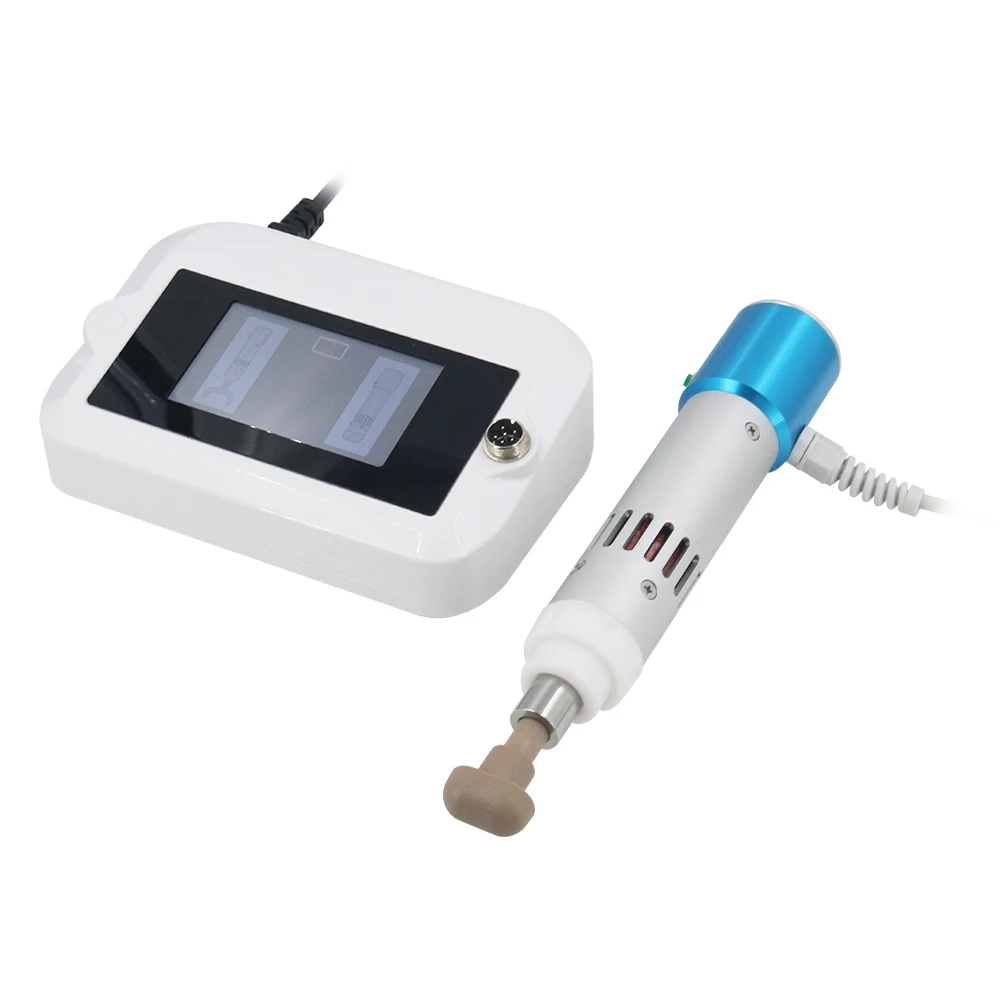 300MJ Shockwave Therapy Machine Lumbar Spine Correction Gun Deep Massage ED Treatment 1800N Electric Chiropractic Tools