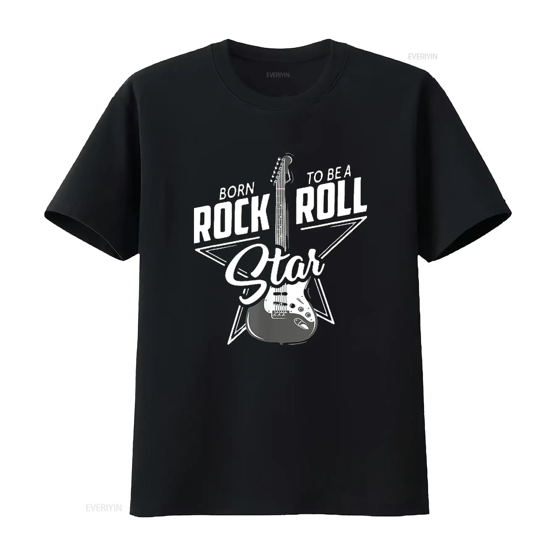 

Мужская винтажная футболка в стиле ретро 80-х годов с музыкальной гитарой и крыльями в стиле рок-ролл, черная винтажная потертая слегка уличная одежда, модная унисекс