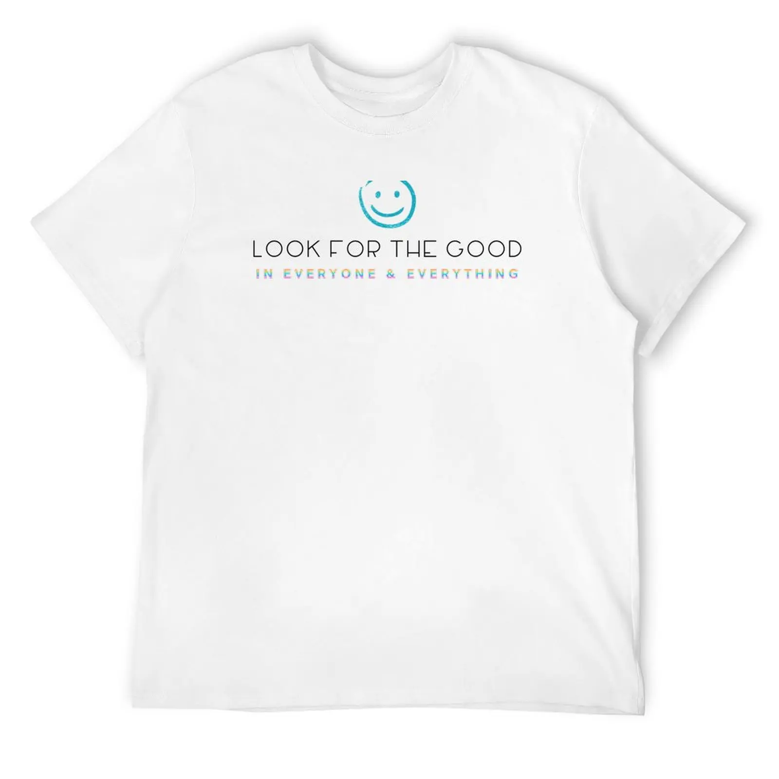 

Look For The Good Smiley Face T-Shirt valentines boutique clothes Funny t-shirt customizeds men clothes