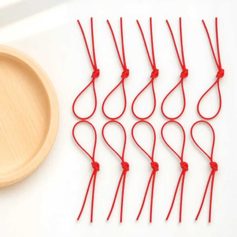 

10pcs Yangqin Rubber Tube Strong Toughness Elastic Not Easy Break Long-Lasting Bright Sound Dulcimer Accessories Instrument