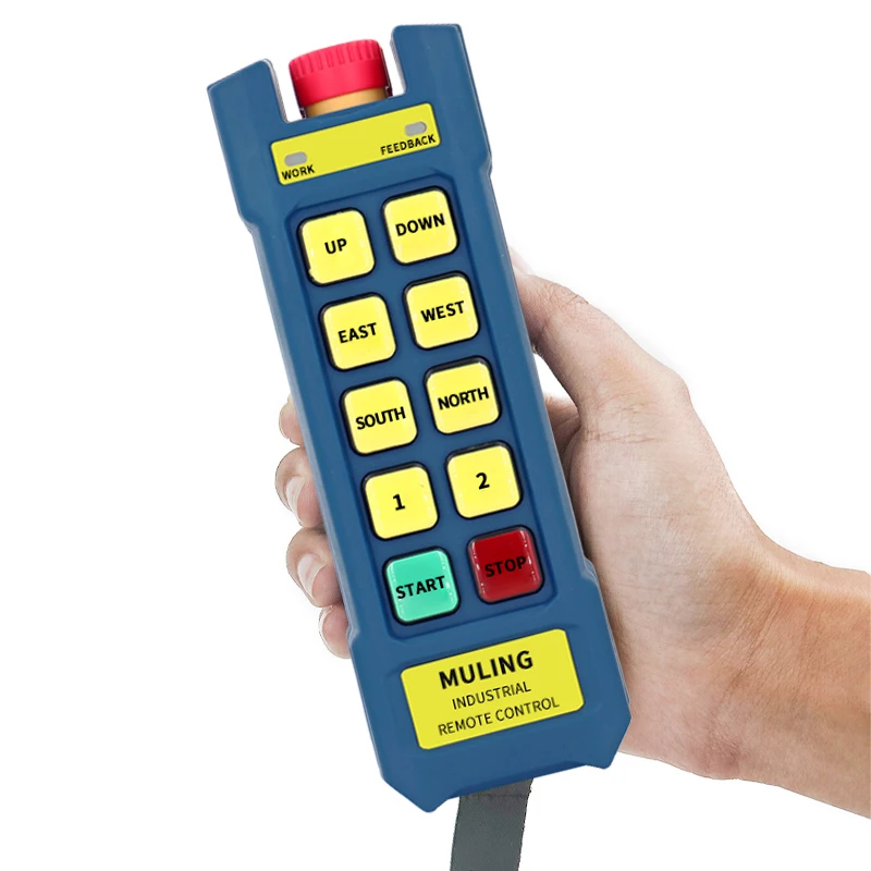 For ML-K8+ Ip68  industrial universal radio wireless 24 volts  8 channel wireless remote control switch