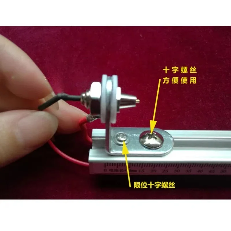 18650 dudukan tes empat kawat baterai, 26650 kapasitas Tester dudukan baterai AA resistansi Internal braket Tester