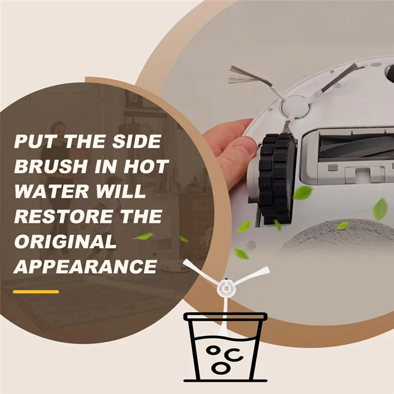 BAAO-Replacement Parts For Dreametech L10s Accessories For Dreame L10s Ultra Dust Bags