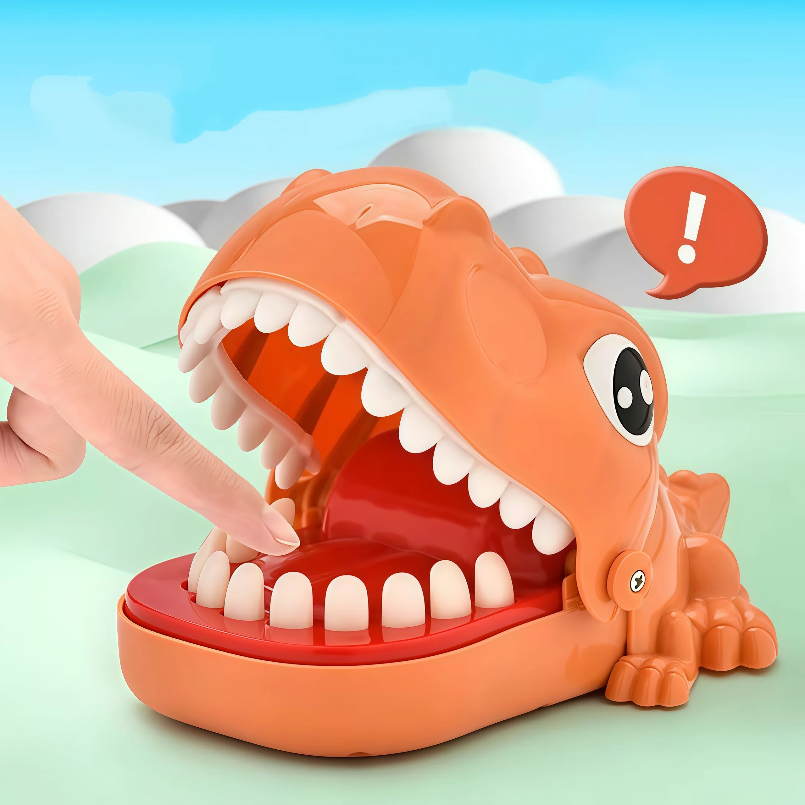 Morso giocattolo dinosauro bambini genitore-figlio scherzo giocattolo decompressione desktop interattivo decisione creazione divertente morso manuale
