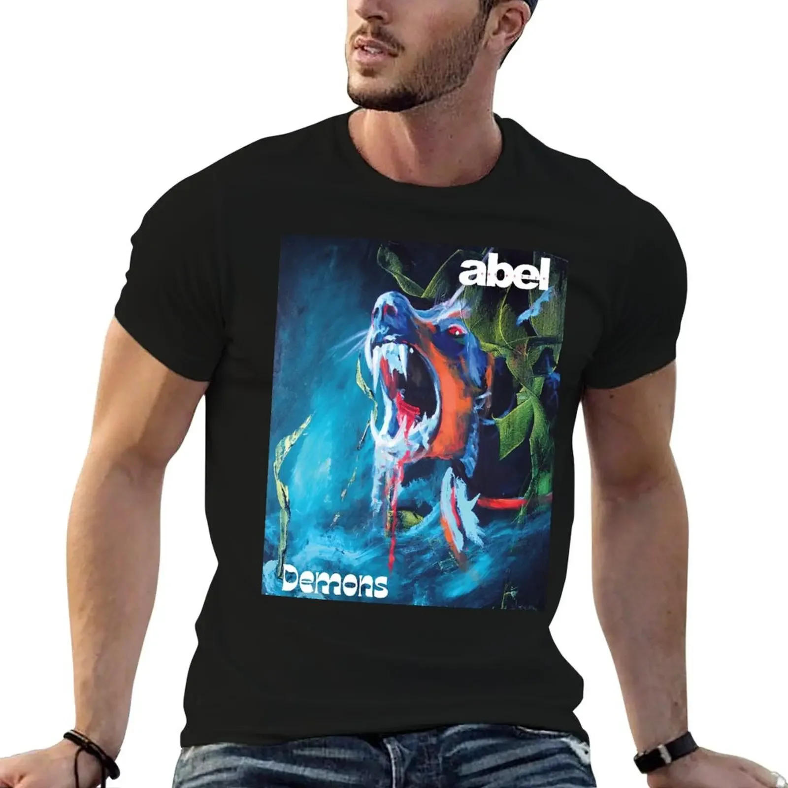 

abel collective Demons (full-length) T-Shirt funny gifts for a boy mens graphic t-shirts big and tall