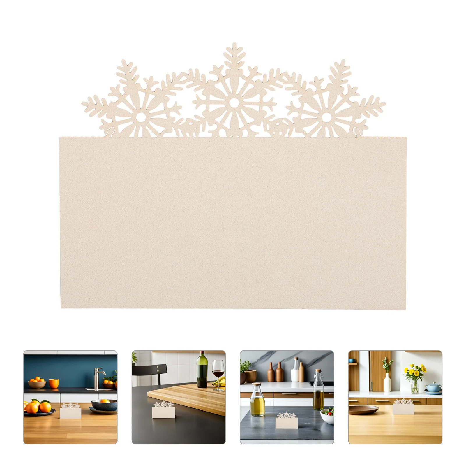 

50pcs Snowflake Place Cards Winter Theme Table Name Cards For Christmas Wedding Party Seating Arrangement Holiday Dinner Guest