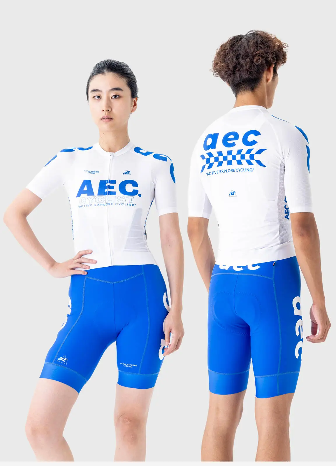 AEC Damen Langarm-Radtrikot Schnelltrocknend Herren Kurzarm-Fahrradoberteil Sommer Atmungsaktive MTB-Bekleidung FengChi Serie – Detail 15