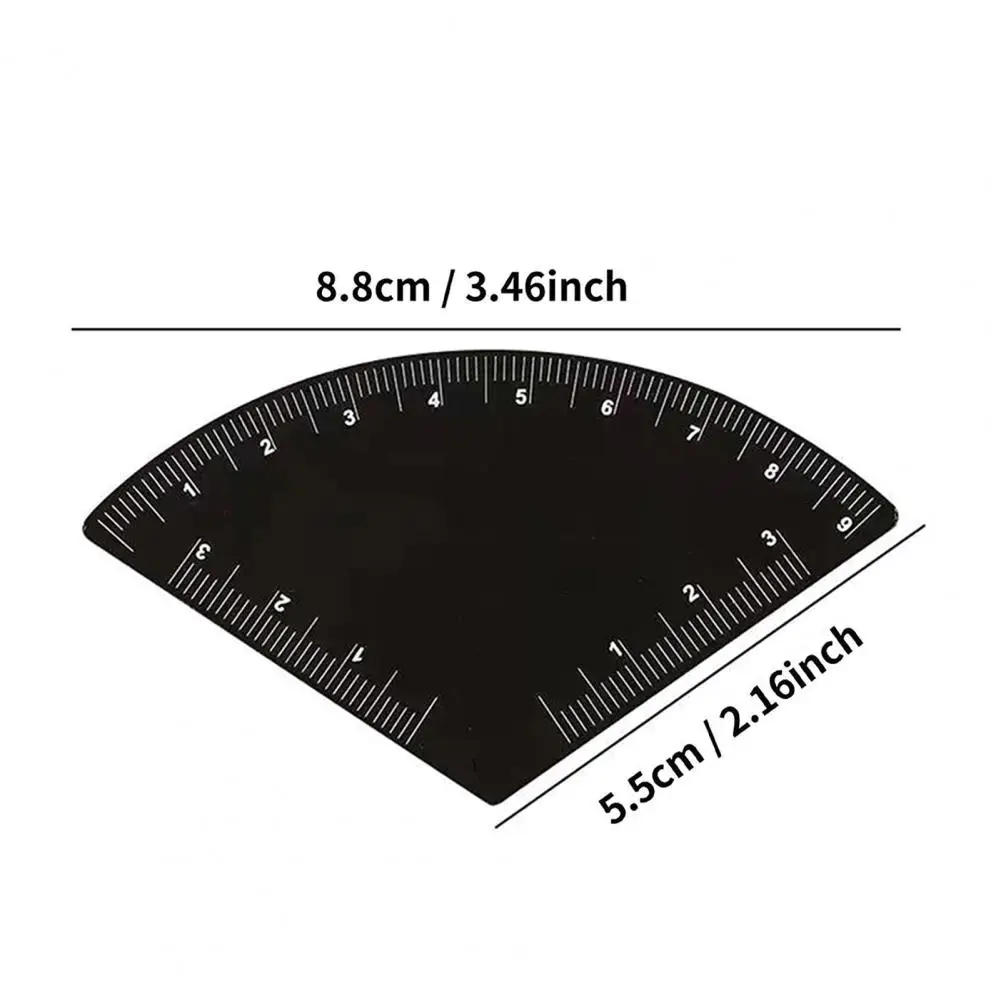 2Pcs Fast Drawing Eyebrow Design Ruler Microblading Mapping Shaping Template Tool Permanent Eyebrow Makeup Drawing Guide Ruler