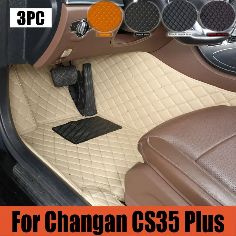 

Original Car Floor Mats For Changan CS35 Plus 2018-2023 22 21 20 19 Custom Auto Foot Pads Automobile Carpet Cover Interior trunk