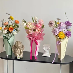 Handmade Flower Wrapping Paper Gift Box Bouquet Packaging Bag Flowers Paper Wrapping Material Graduation Wedding Party Supplies