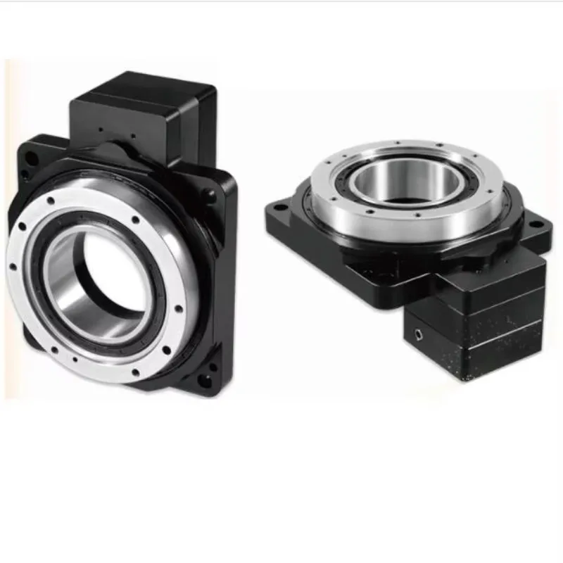 xmsjHigh Precision 130mm Hollow Rotary Platform Gear Ratio 18 Hollow Rotary Actuators Hollow For Servo 400W Motor