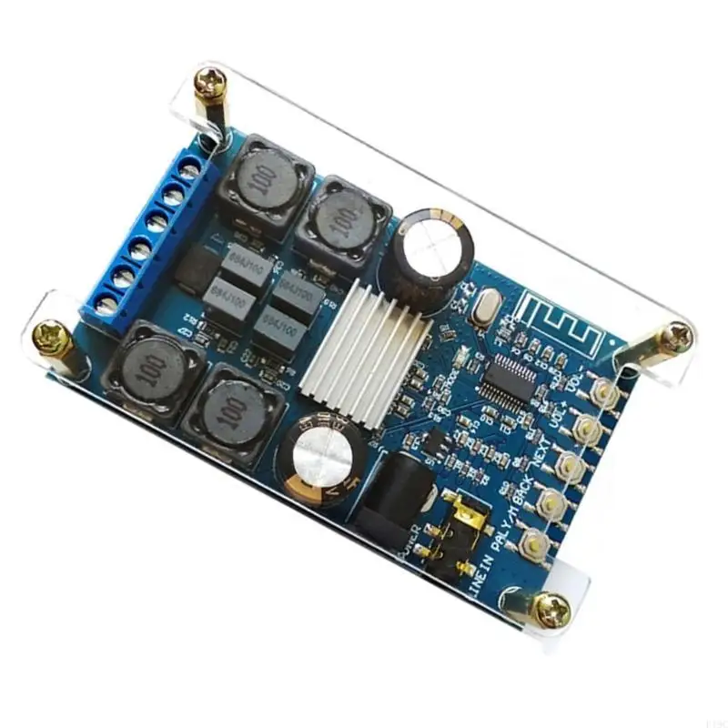 XY-502B بلوتوث متوافق مضخم رقمي صغير مجلس مكبر صوت مجلس الصوت مكبر كهربائي وحدة 50Wx2 F19C