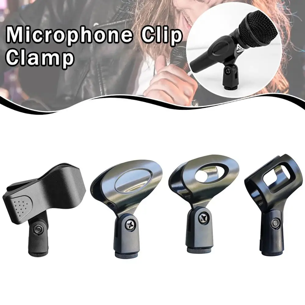 Clip per microfono universale Girevole Durevole Supporto per microfono Accessori per microfono portatile Microfono wireless/cablato