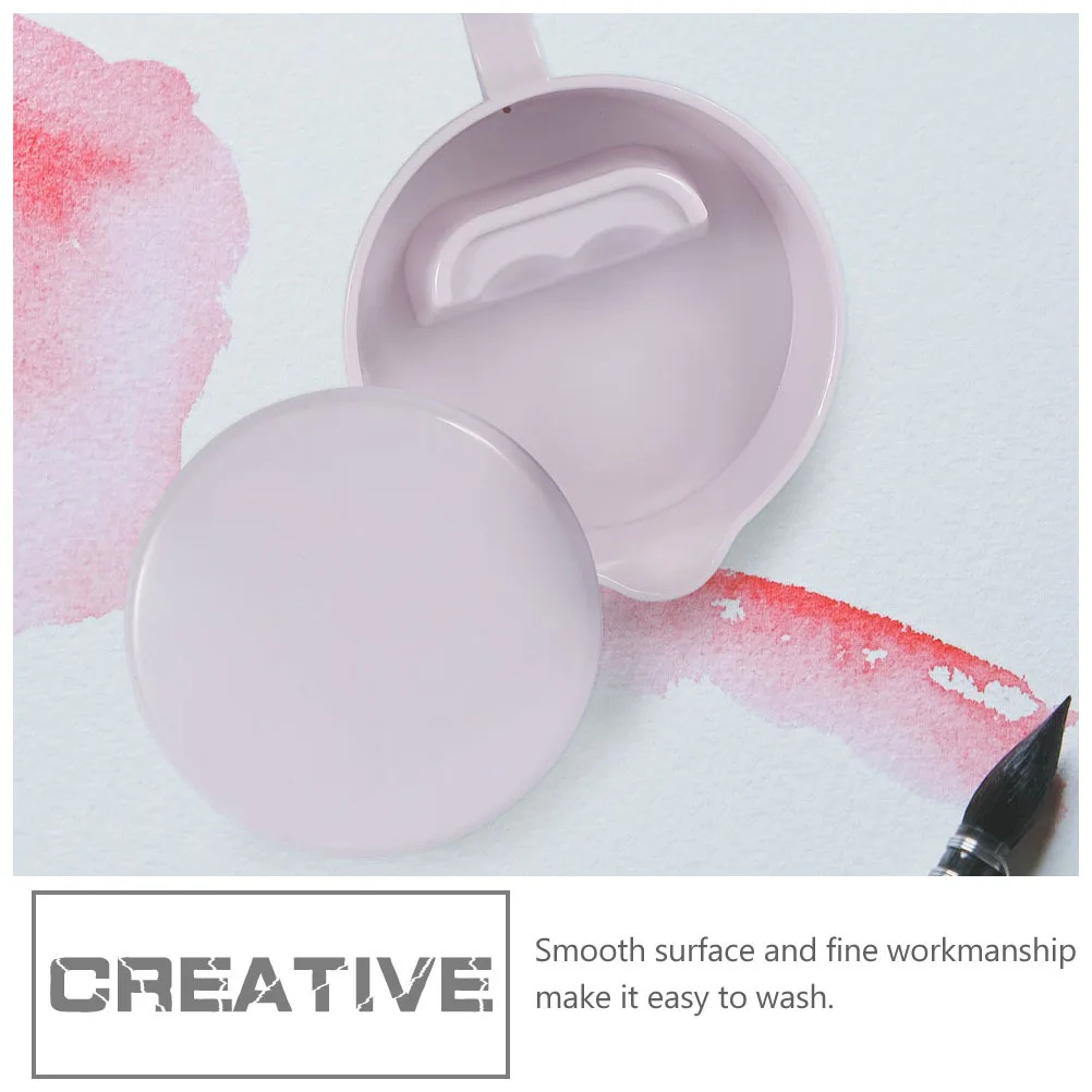 

2Pcs Multi-Function Ink Dishes Wear-Resistant Calligraphy Ink Plates Portable Calligraphy Accessory Tray Sturdy Inkwell