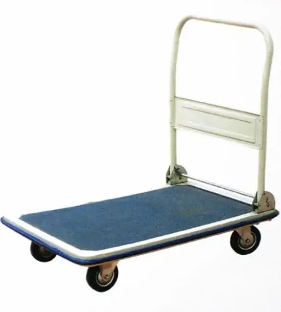

2023 Factory High Quality Cheap Heavy Duty Flat Hand Trolley Cart with Wheels
