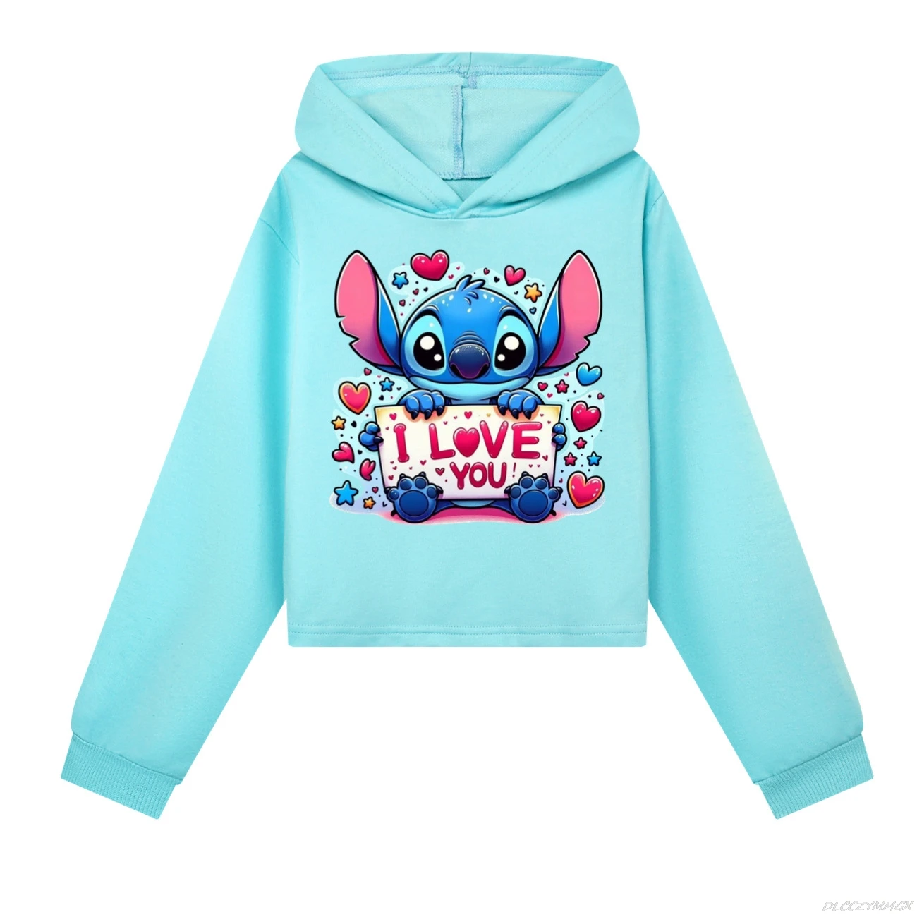 Lilo And Stitch Fashion Trade Child T Shirt Fashion Middle-aged Boys Girls Hooded Tops Kids Kawaii Clothing Teens Funny Shirt