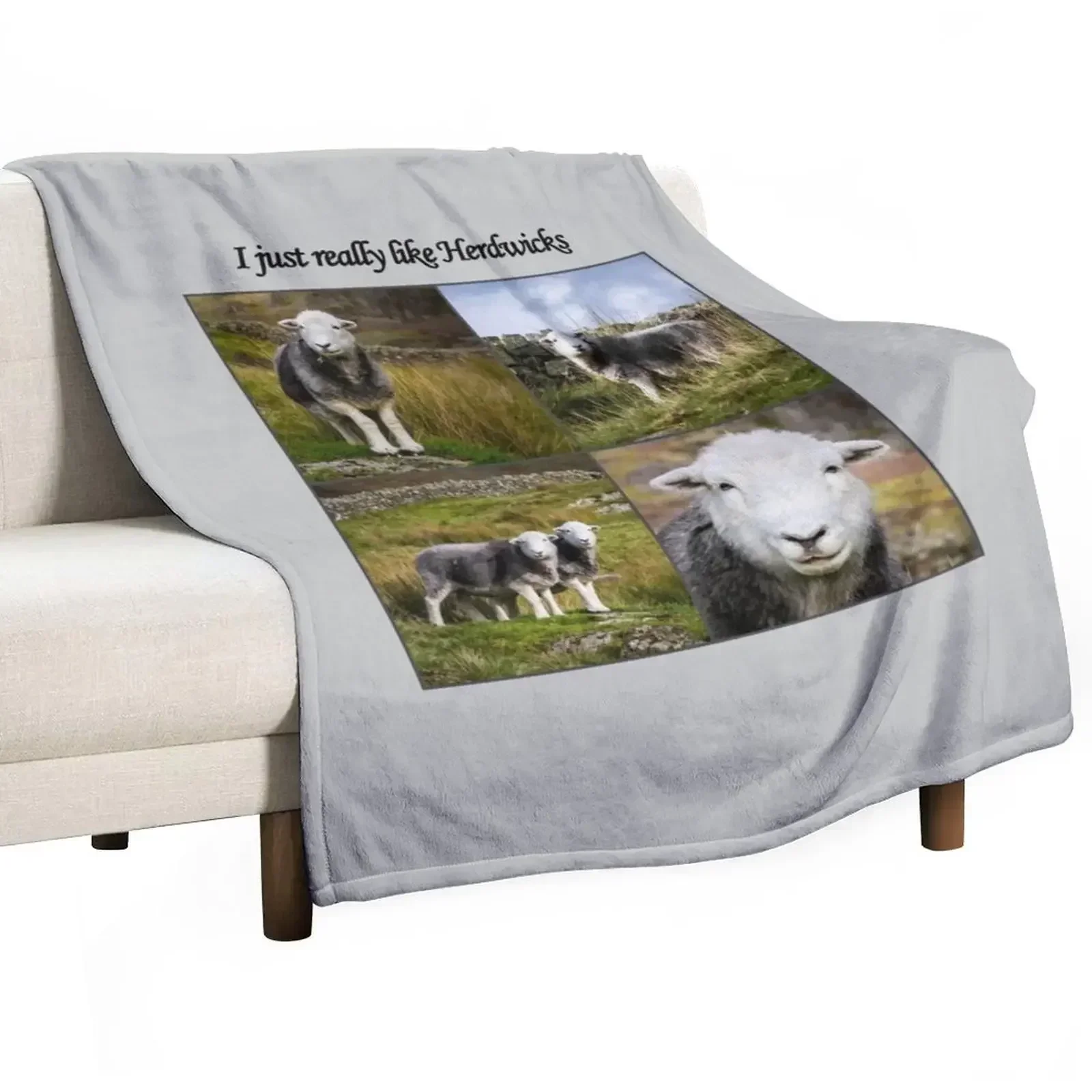 

I Just Really Like Herdwicks Throw Blanket Single Comforter Summer Beddings Blankets