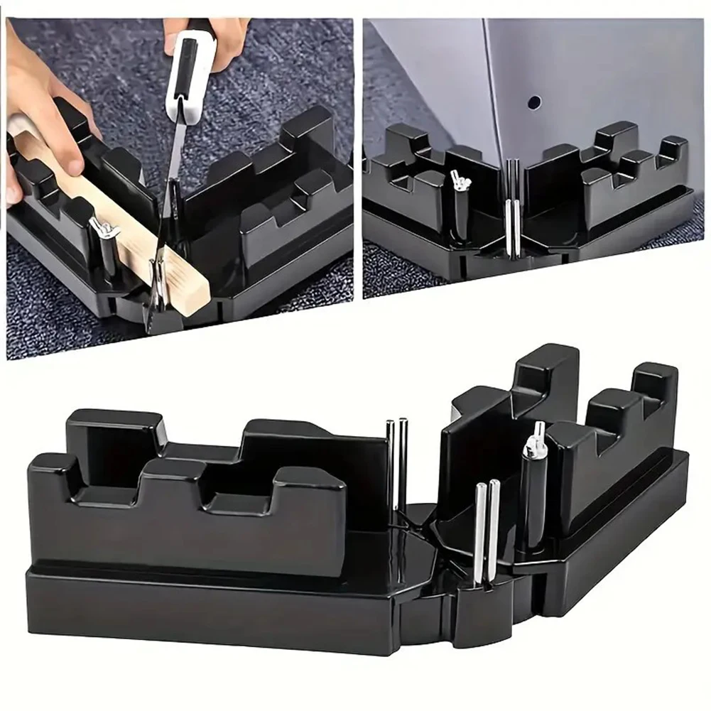 2 In 1 Mitres Measuring Tool,Precise Miter Saw Protractor 85-180°Bevels Cutting Tool,Multi-Angle Measurement Jig Precise Cut