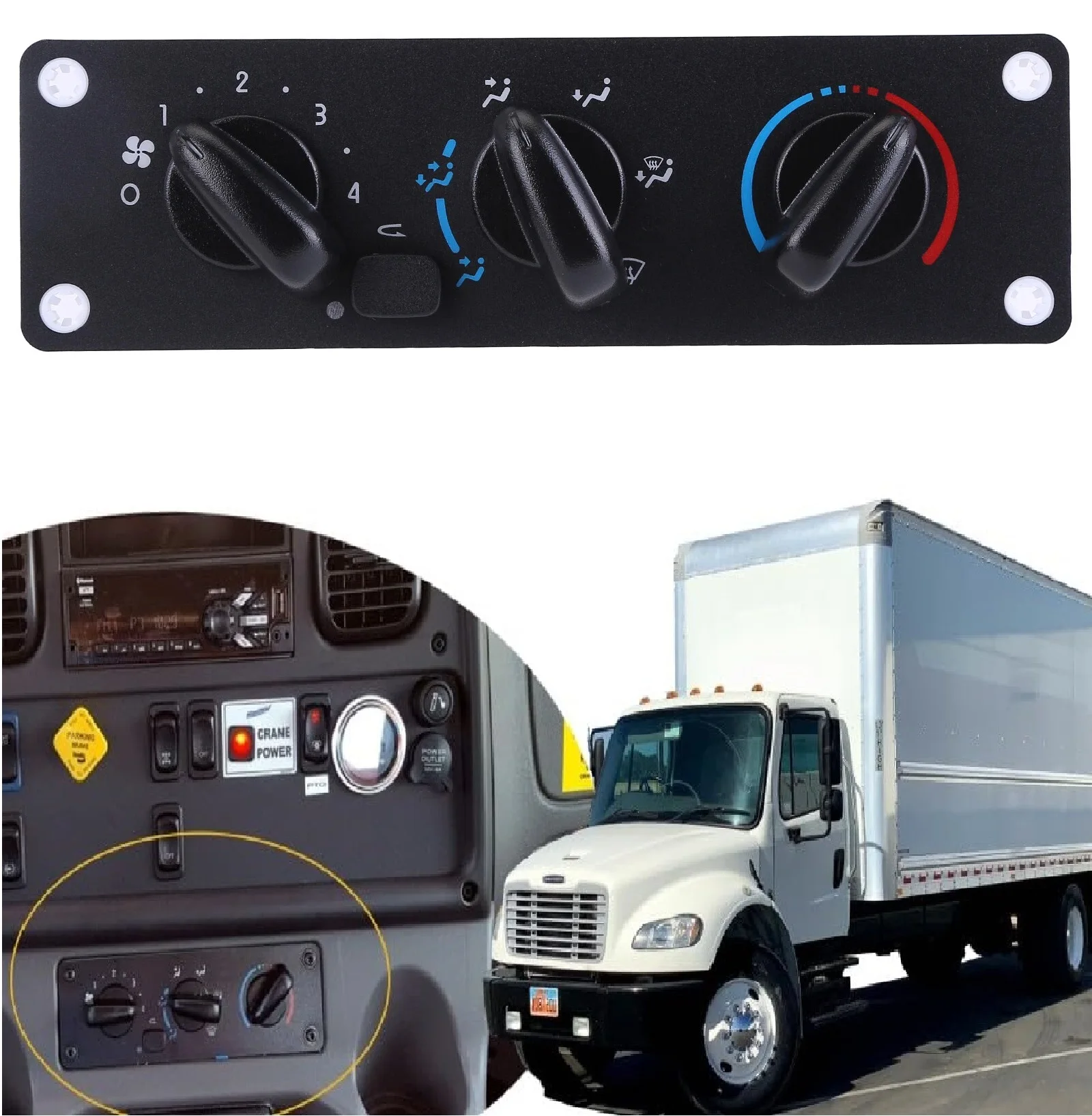 

New AC Air Condition Climate Control Switch For Freightliner M2 2002-2021 599008 599-008 Car Accessories