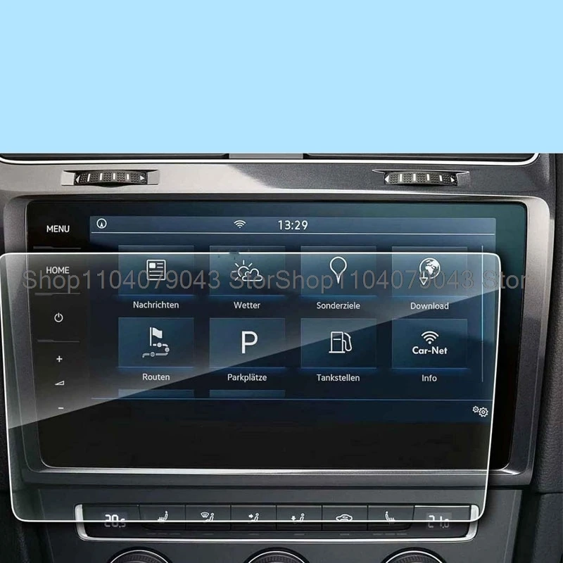 واقي شاشة من الزجاج المقسى لسيارة فولكس فاجن جولف 7 7.5/facelift 2018-2020 9.2 بوصة أداة ملاحة GPS للسيارة 12.3 بوصة