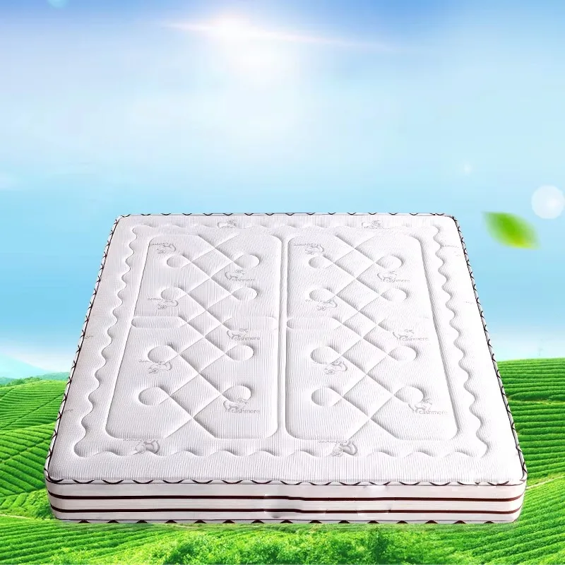 مرتبة من اللاتكس الطبيعي مع صندوق ملفوف بحجم كوين Dunlop لتدليك الجسم بالكامل من السيليكون مرتبة علوية للنوم #3