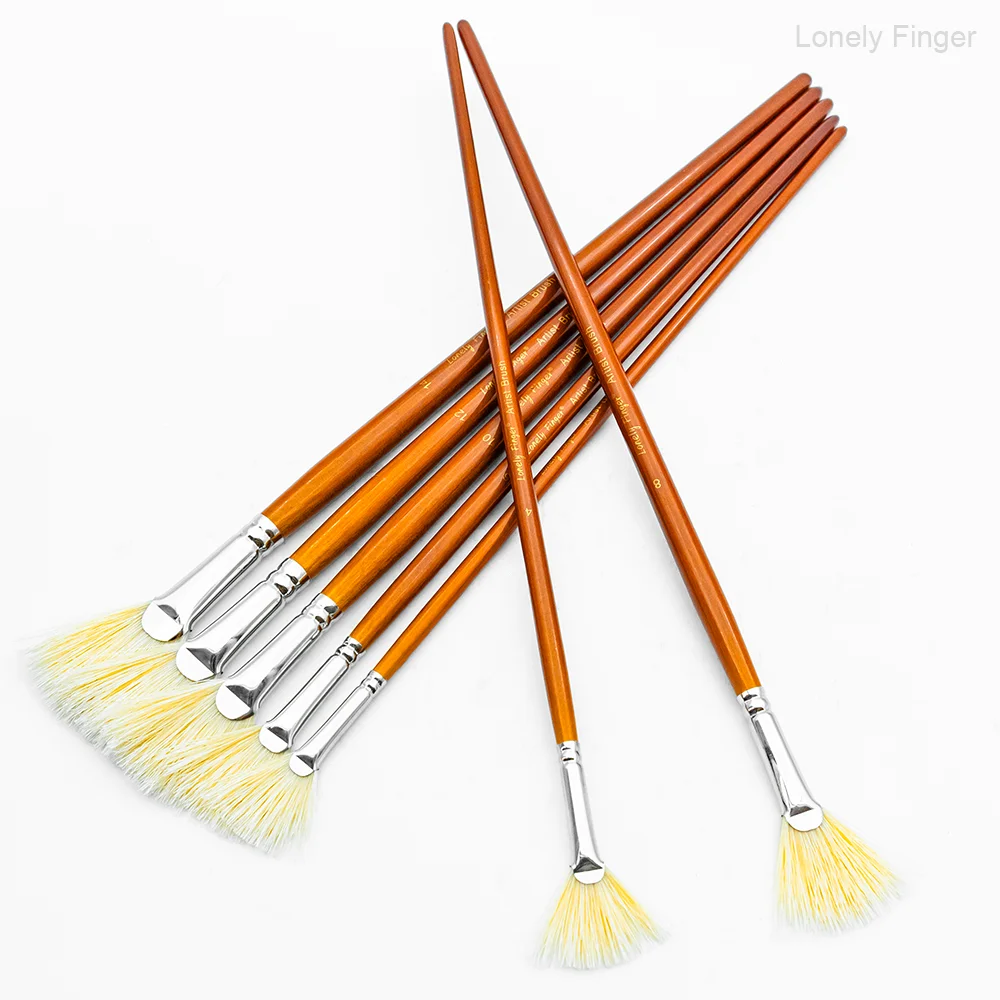 7pcs Bristle Fan