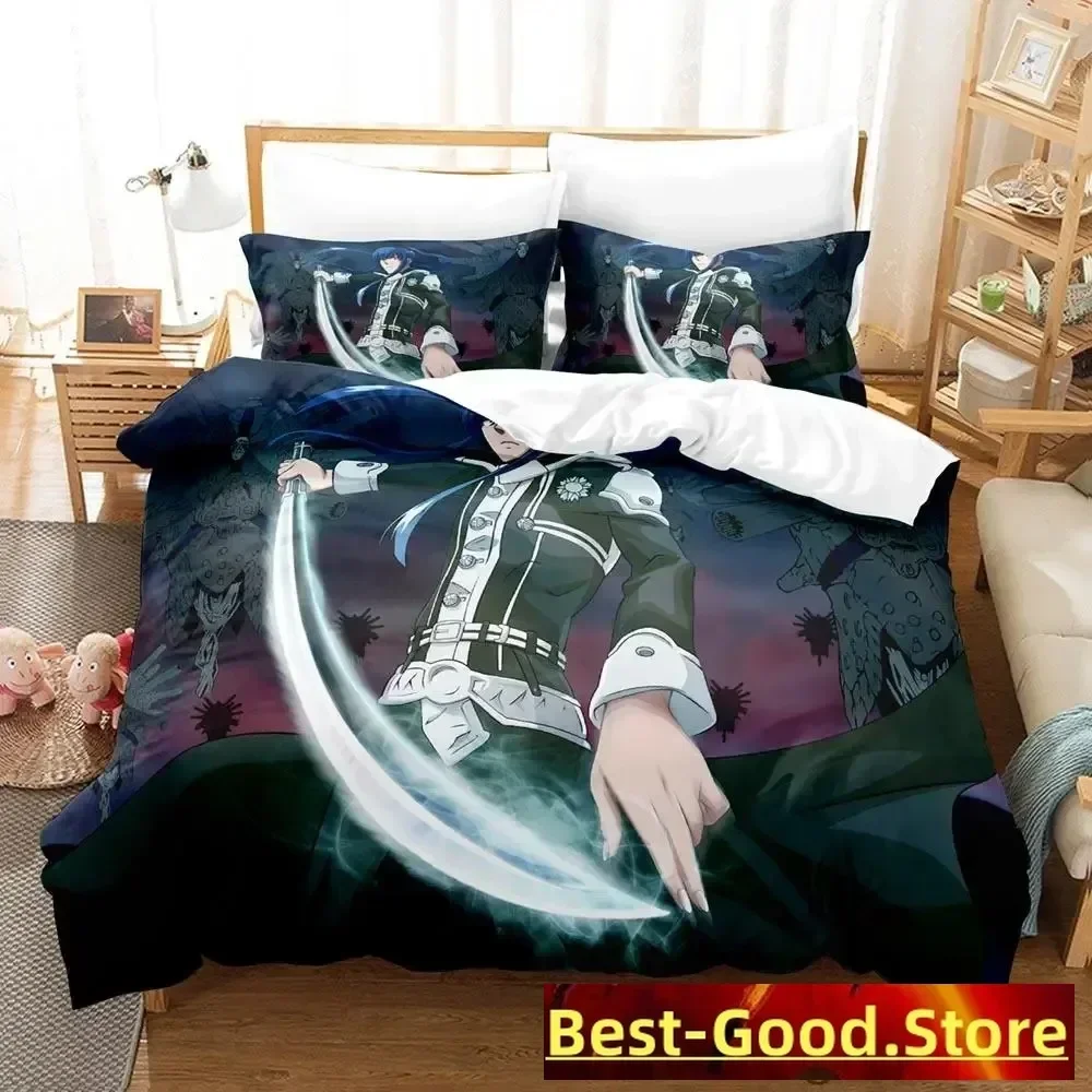 

New D.Gray-man Bedding Set Single Twin Full Queen King Size Bed Set Adult Kid Bedroom Duvetcover Sets Anime parure de lit Bed