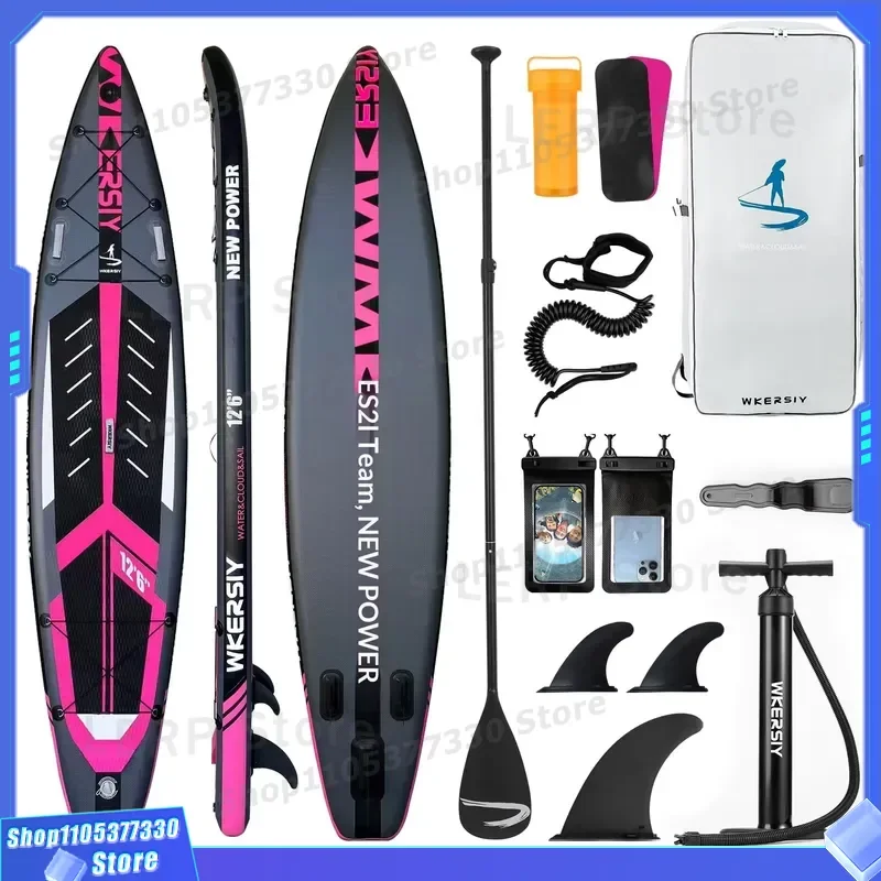 Inflatable Paddle Board (SUP) PVC Material 3 Fin Water Sports Accessories Factory Direct Wholesale Customizable Competitive