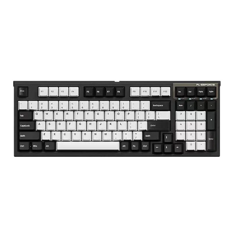 

New FL980 98-Key Mechanical Keyboard Single-Mode Wired Six-Key Hot-Swappable Version Game Office Dedicated