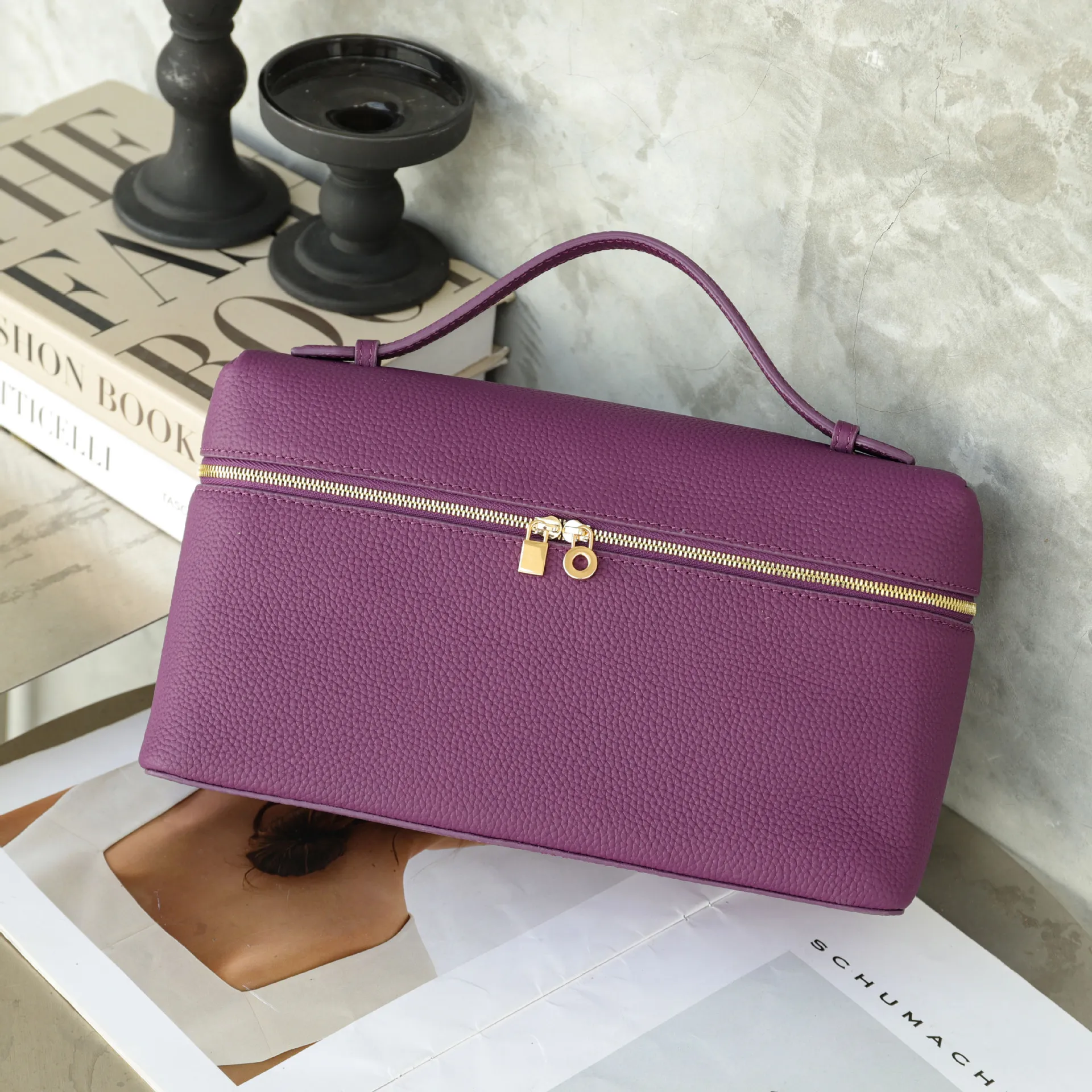 حقيبة يد نسائية من MENDY حقيبة كتف حقائب كروس صندوق غداء فاخر مصمم جلد طبيعي LP27 كبير متقاطع محمول باليد