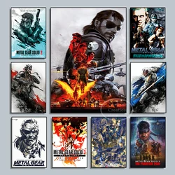 Metal Gear Solid MGS Video Game Posters and Prints Canvas Art Painting Modern Wall Pictures for Living Room Club Bar Home Decor