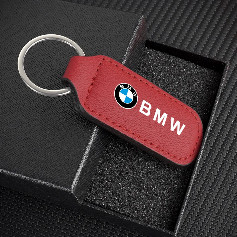 Vintage Leather Car Keychain Key Ring For BMW X1 X2 X3 X5 X4 X6 X7 G30 G20 G32 G11 G12 F40 F30 F20 F10 F34 Interrior Accessories view 6