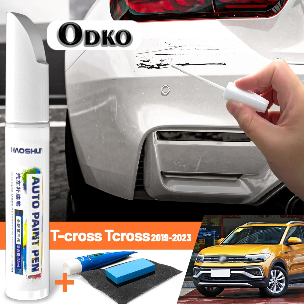 

Карандаш для ремонта царапин на автомобиле, воск для ухода за краской, средство для удаления царапин для VW T-cross Tcross 2019-2023 2020 2021 2022