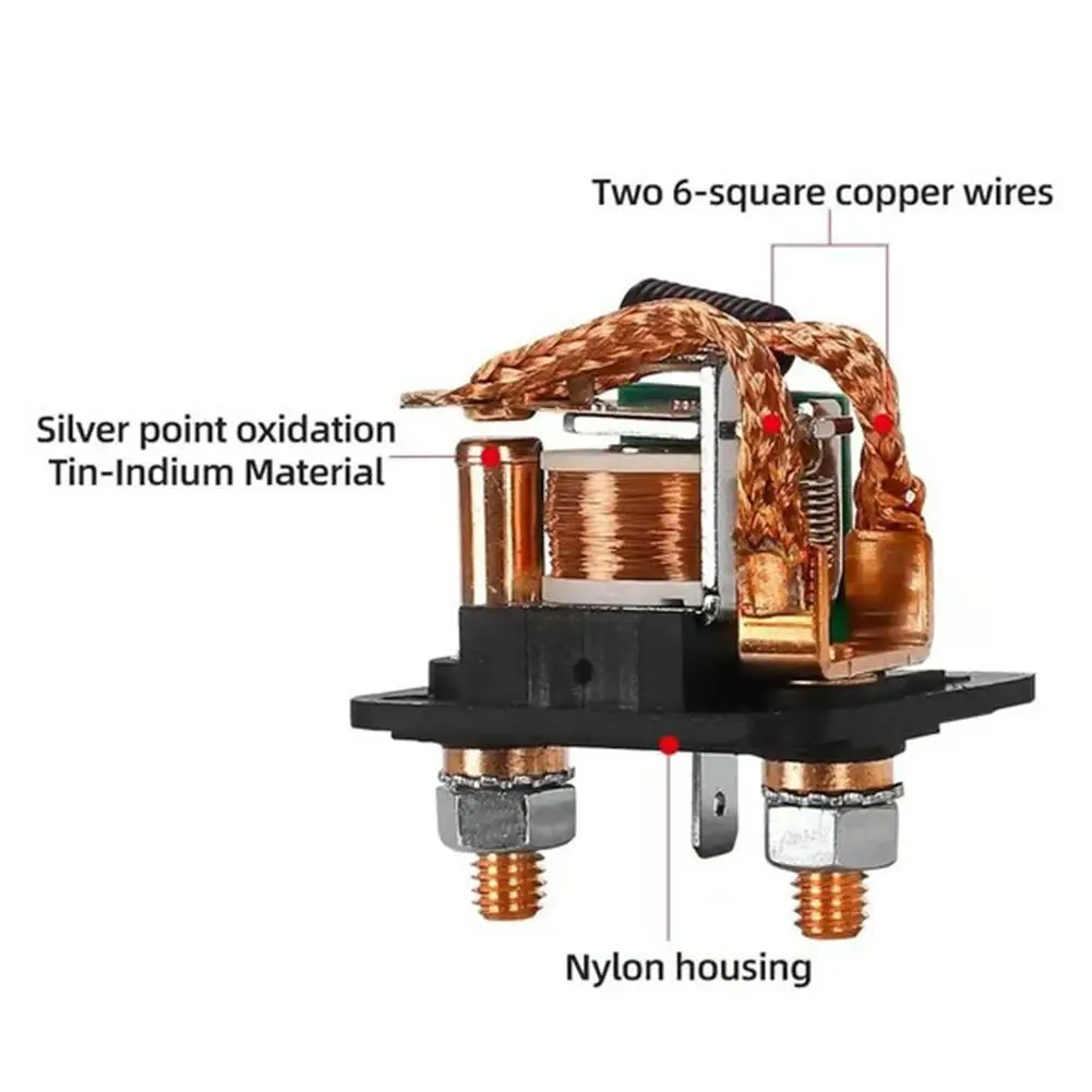 12v Car Battery Cutoff Switch Wireless Remote Control Disconnect Cut Off Isolator Master Switches Power Drain Isolator For G6j0