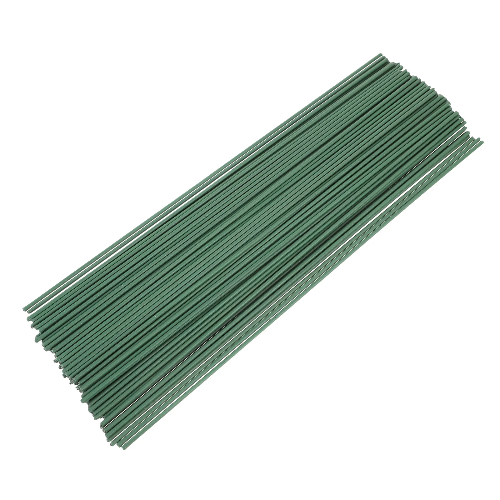 

100 Pcs Wire Flower Pole DIY Supplies Rod For Garden Stem Artificial Stems Iron Supply