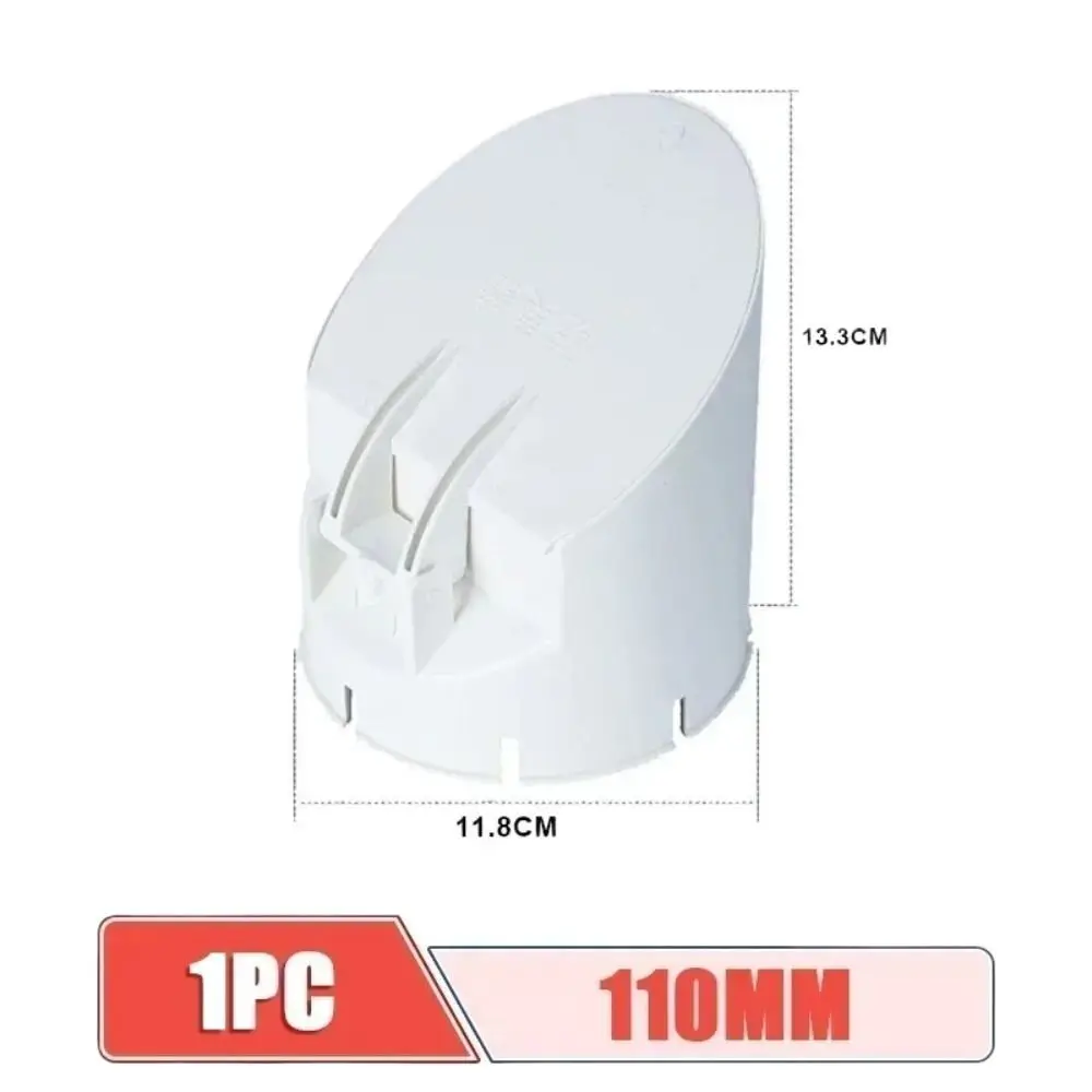 PVC Drain Pipe Rain Pipe Cap Large Displacement Sewage Pipe Anti-rat Cover White PVC Pipe Septic Tank Anti-odor Cover