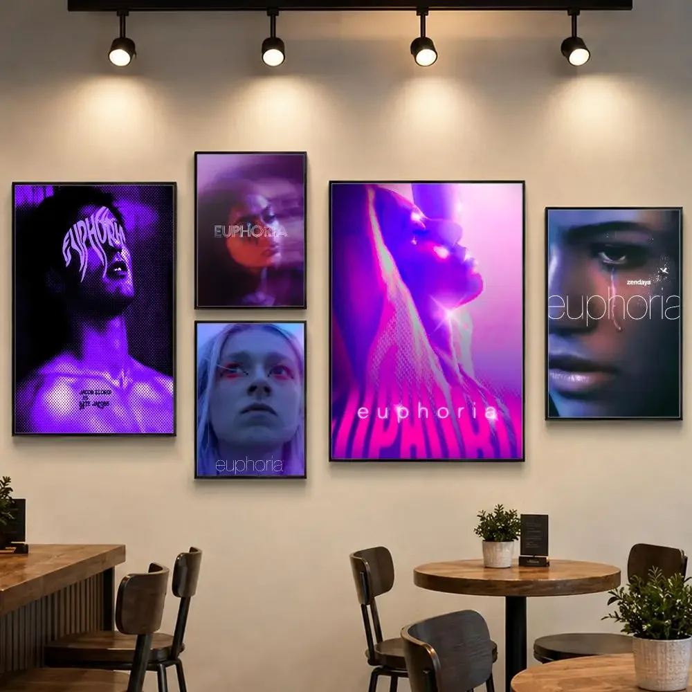 Show E-Euphoria Poster PP Paper Wall Art for Living Rooms Bars Cafes Stylish Home Decor Gift
