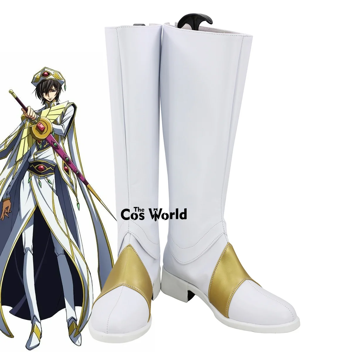 

КОД GEASS Lelouch Lamperouge Настроить аниме игры Обувь для косплея Сапоги