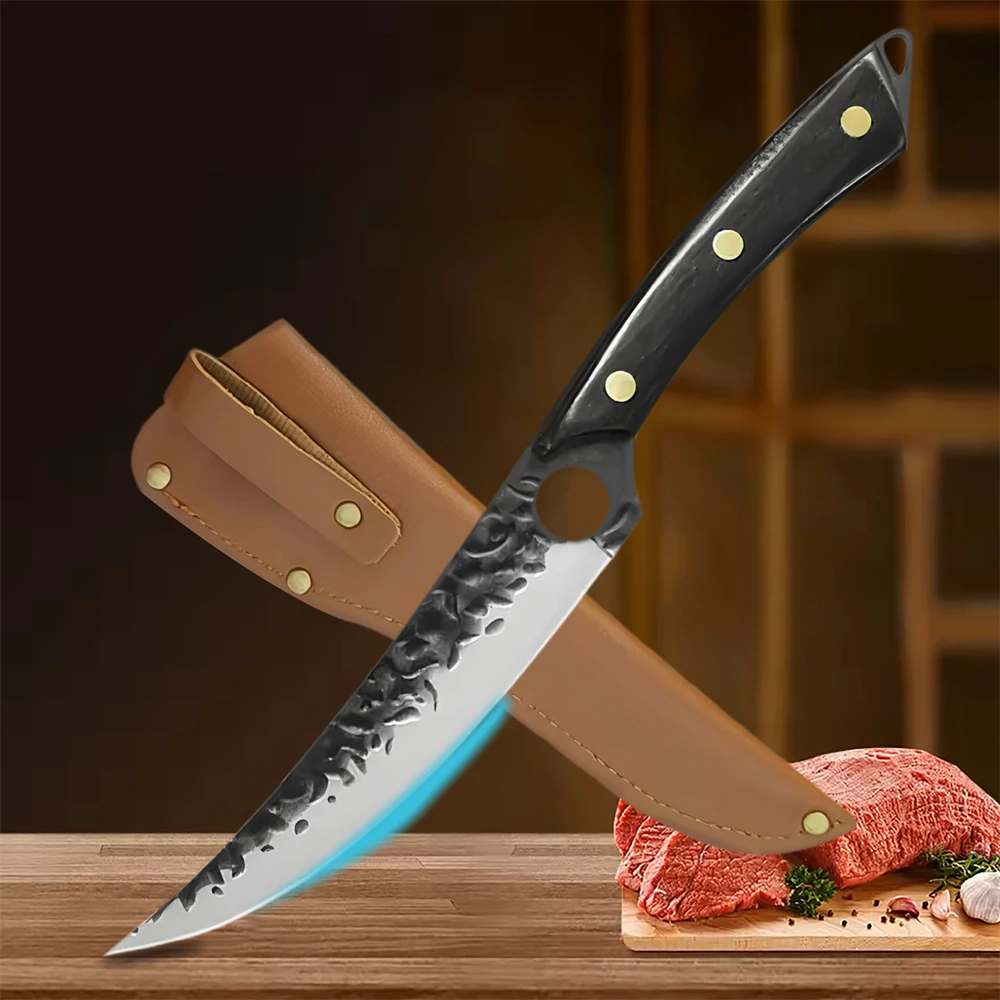 

Forged Boning Knife Handmade Kitchen Knives Cleaver Butcher Knife Cooking Knife Fish Fruit Utility Cooking Tools Kitchen Stuff