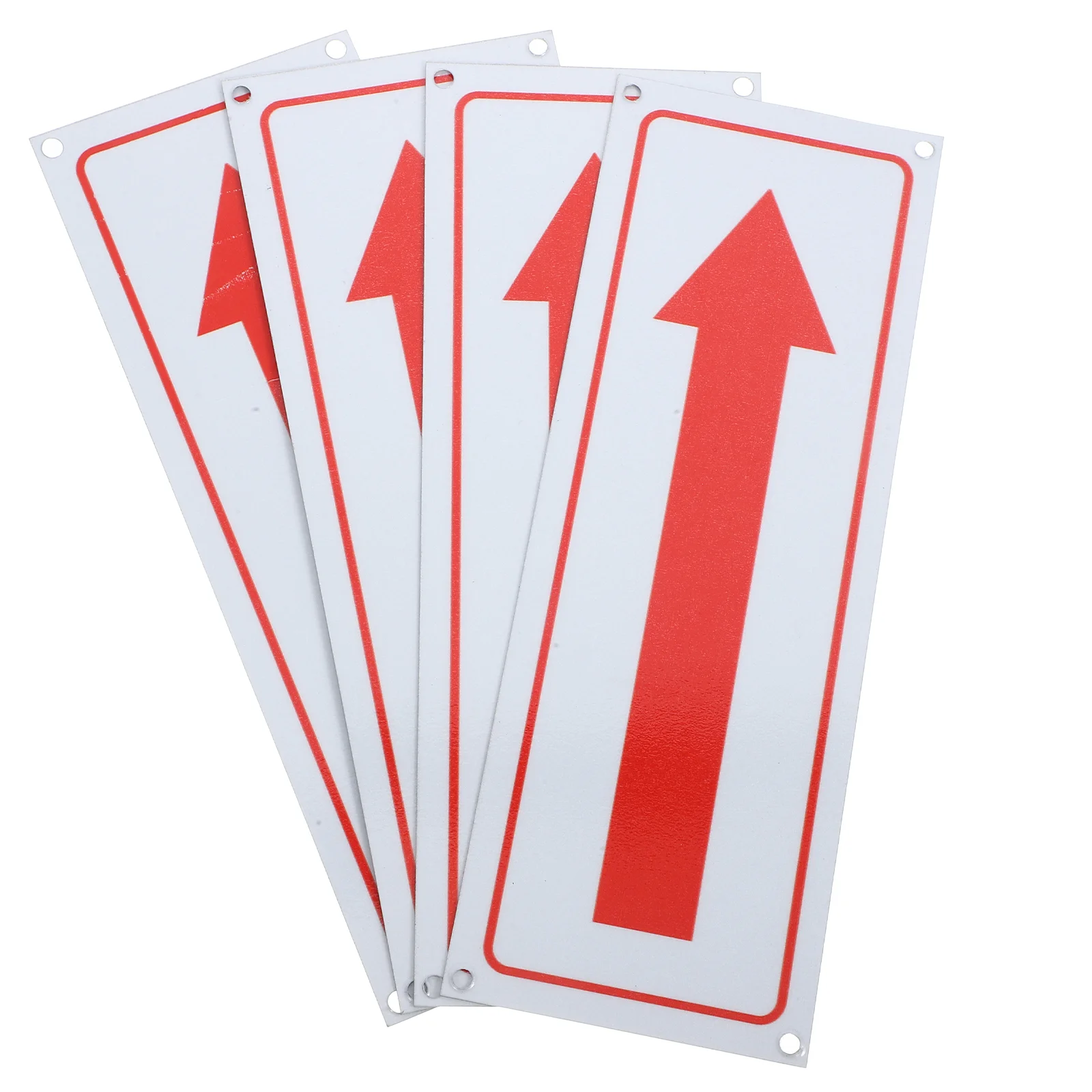 

4 Pcs Arrow Sign Left and Right Indication Signs Outdoor Indoor Directions for Aluminum Alloy Metal