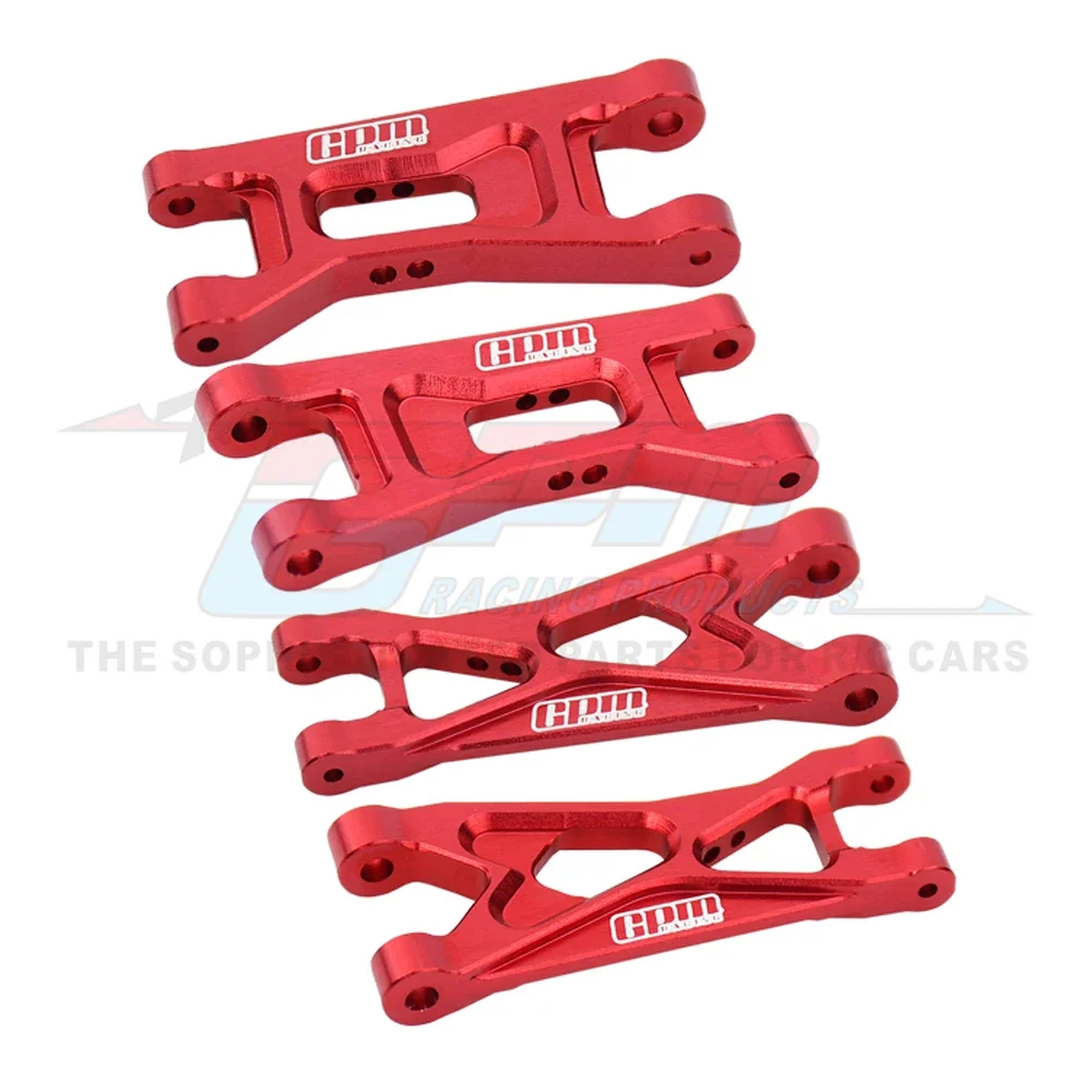 GPM Metal Aluminum Alloy 7075 Front Rear Lower Arms LOS-1768 for LOSI 1/24 Micro-B 2WD Buggy RTR LOS00007 Upgrade Accessories