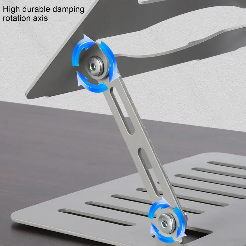 Laptop Stand High Strength Non-Slip Height Adjustable Collapsible Good Load-bearing Aluminum Alloy Desktop Ventilated Laptop Hol