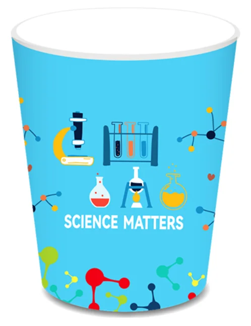 Cartoon-Wissenschaftler LOVE Science DNA Chemie-Party Einweg-Geschirr-Sets Geburtstagsteller Servietten Becher Festival-Party-Dekoration – Detail 11